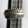 Vintage Cubic Zirconia Sterling Silver 925 Fancy Large Cluster Ring size:O 6,78g Image 7