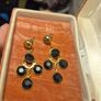 Vintage Black Earrings Image 2