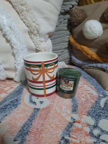 Yankee candle votive holder and candle
