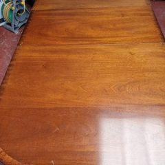 mahogany veneer table