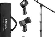 Tripod Boom Sheet Microphone Stand Metal Portable with Carrying Bag, for Performance Singing Speech Wedding Stage and Outdoor (FREE POSTAGE)