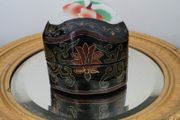 Art deco japenese porcelian dome trinket box