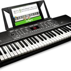 54 Key Keyboard Piano with Speakers, Microphone, 300 Sounds, 300 Rhythms, 40 Demo Songs, Educational Tools and Music Rest (FREE SHIPPING)