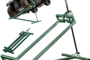 Ride on Mower Jack Lift, Telescopic Maintenance Jack for Lawn mowers and Garden Tractors, Weight Capacity 400kg, Green