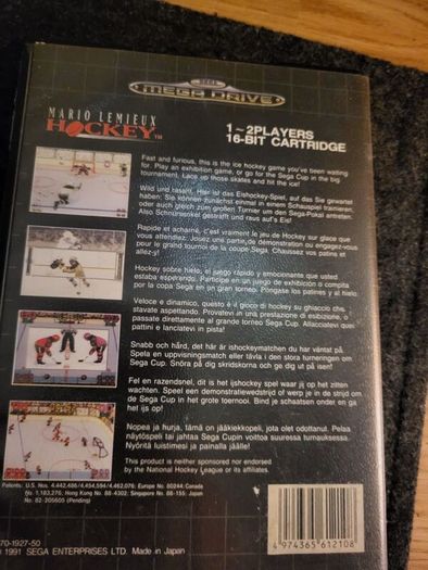 Sega Mario Lemieux hockey