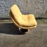 Yellow swivel chair Image 3