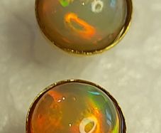Ethiopian Opal 1.4ct 14 K Gold-Filled earrings