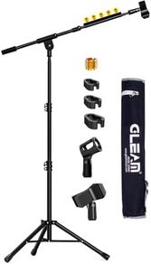 Microphone Stand - Tripod Boom Mic Stand with Carrying Bag (Tripod)