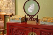 mid century silk screen