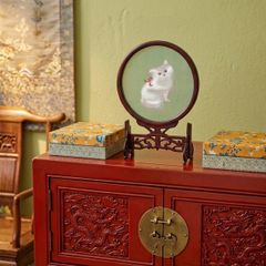 mid century silk screen