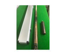Handmade 3/4 Multi Spliced Ash Snooker Cue Set with Case + Mini butt, 18oz 9.5mm tip
