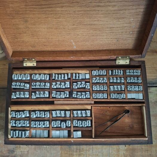Vintage Letterpress Stamping Block Set