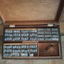 Vintage Letterpress Stamping Block Set Image 2