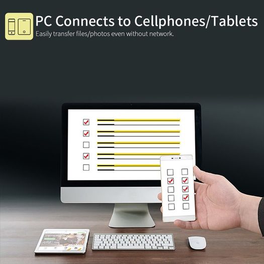 COMFAST Bluetooth+WiFi(1300Mbps) Dual Band (2.4G/5G) USB Adapter/Dongle+Hotspot - 2x3dbi Foldable External Antennas (Brand New/Warranty)