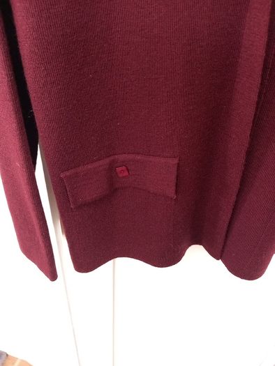 Country Casuals Wine Cardigan Size L