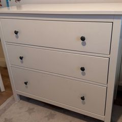 IKEA HEMNES 3 Drawer Chest White