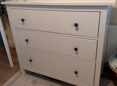 IKEA HEMNES 3 Drawer Chest White