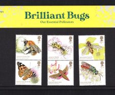 2020 Great Britain Insects Brilliant Bugs Commemorative Stamps Presentation Pack