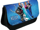 Disney Frozen personalized pencil case Make up bag School Birthday Gift Boys Girls with your own name on it! / back to school stationery