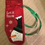 Felt Christmas wine bottle bag Image 2