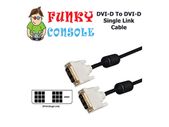 DVI-D TO DVI-D Single Cable Link Monitor PC Video HDTV Lead 1.8M 18+1 Pin DVI