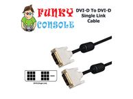 main image for ad DVI-D TO DVI-D Single Cable Link Monitor PC Video HDTV Lead 1.8M 18+1 Pin DVI