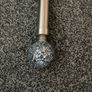 Chrome extendable curtain rail Image 2