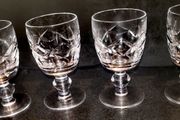 4x Waterford crystal Kerry port glasses