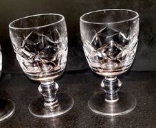 4x Waterford crystal Kerry port glasses