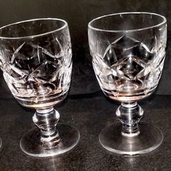 4x Waterford crystal Kerry port glasses