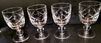 4x Waterford crystal Kerry port glasses