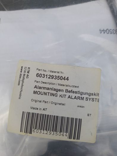 KTM Alarm Fitting Kit