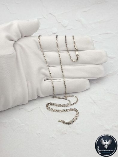 Vintage TGGC 925 Sterling Silver Long Chain