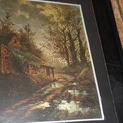 unframed silk picture