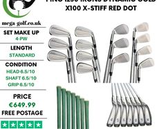 Ping i230 Irons / 4-Pw / Dynamic Gold X100 X-Stiff / Red Dot