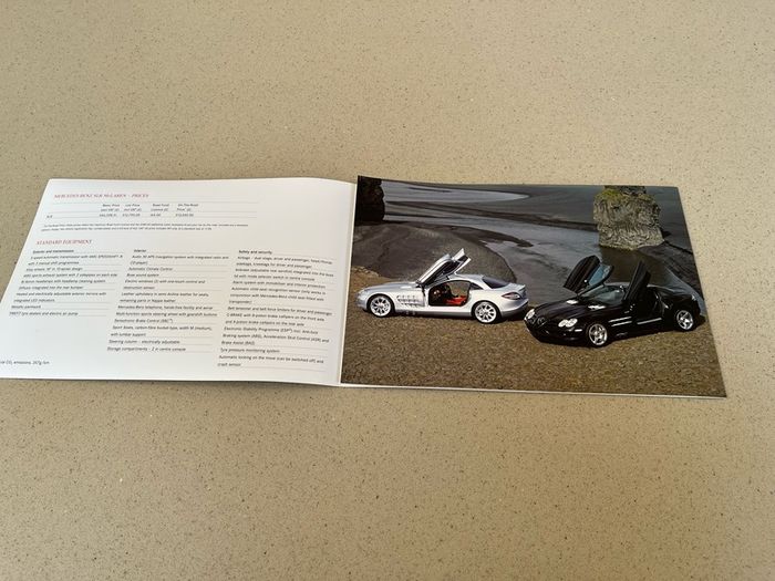 Mercedes SLR Sales Brochure