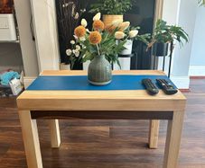 HandMade Irish Ash & Walnut, epoxy Coffee Table