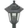 Garden Post Lights 6 pcs E27 110 cm Aluminium Dark Green Image 2