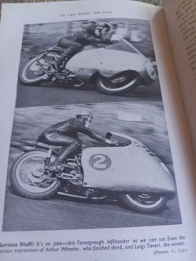 On two wheels and four 1956 1st edition hardback by Basil Brindley, extremely rare, D18 free reg post