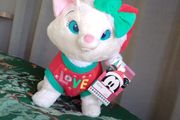 Shop Disney Marie Aristocats Christmas Festive Holiday Soft Toy Plush