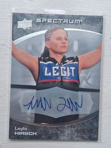 AEW Spectrum 2021 Leyla Hirsch Autograph Upper Deck Base Auto