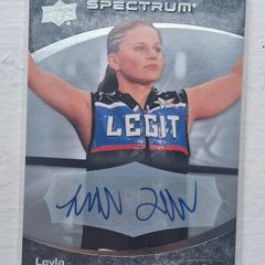 AEW Spectrum 2021 Leyla Hirsch Autograph Upper Deck Base Auto