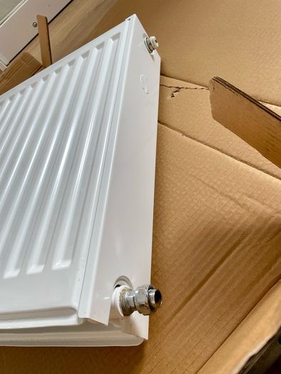 Flomasta 500mm X 800mm 4017btu White Type 22 Convector Radiator