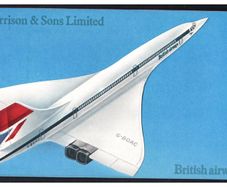 1976 Bahrain Harrison & Son Ltd Inaugural Bahrain Concorde Flight Commemorative Stamp Set Presentation Pack