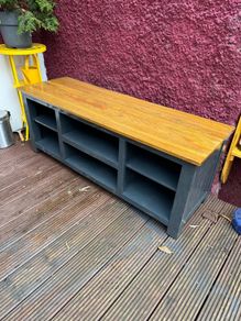 tv rack wood