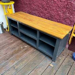 tv rack wood
