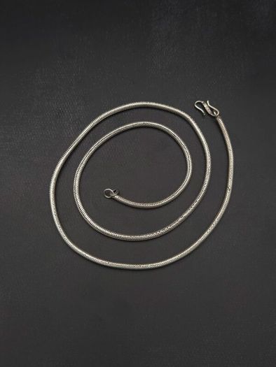Vintage 925 Sterling Silver Chunky Snake Chain