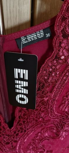 Burgundy Lace Skater Dress