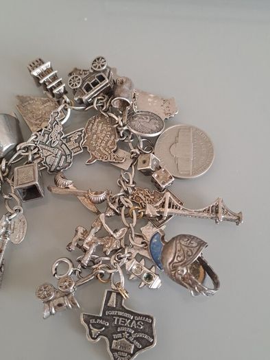 silver charm bracelet