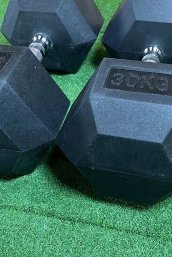 30kg hex dumbells pair